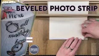 Beveled Photo Strip Book // Fore Edge Book Art