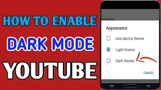 How To Enable Dark Mode On YouTube // Turn On Dark Mode On YouTube