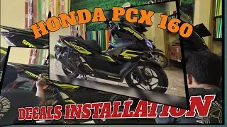 Honda PCX 160 DECALS INSTALLATION