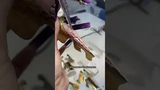 Цветной френч🥴 #ногти #наращивание #shorts #ногтепилкаизуфы