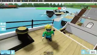 The mosasaurus destroyed the titanic: roblox shark bite
