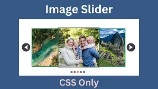 Image Slider CSS Only | Responsive Image Slider Using HTML & CSS