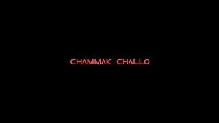 Chammak Challo Slowed // 4k edit // Black screen lyrics🔥