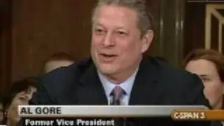 Al Gore testifies in Senate on solving America's challenges