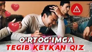 O'rtog'imga tegib ketgan qiz music version #coveruz #tegib #ketgan #qiz #bunyodbek