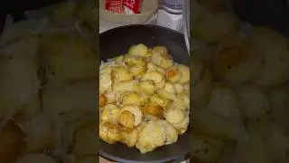 Ужин в деревне! Просто и невероятно вкусно!#shorts #ужин #обед #картошка #грибы #семья #дети #вкусно