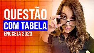 QUESTÃO COM TABELA | MATEMÁTICA ENCCEJA 2023