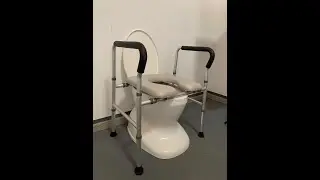 How to install Angol Shiold Raised Toilet Seat with handles？
