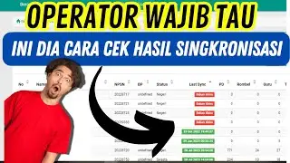 Cara Cek Hasil Singkronisasi Dapodik | Mudah - SPDatadik