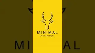 Minimal Logo Design Adobeillustrator Logo Design || tutorials #graphics-Actor #design2024illustrator