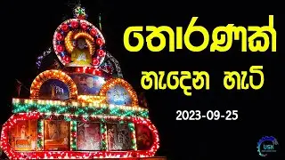 Thorana | තොරණ හැදෙන හැටි  | තොරණක නොදුටු පැත්ත