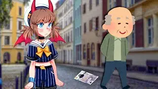An old man drops $20, what will Lera do?  