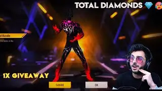 free fire super hero bundles spin 🥵 1x giveaway #ffnewbundle