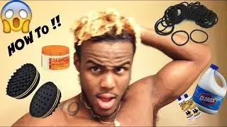 HOW TO: Bleach Hair/ Freeform Dread / Maintain Curls & Wash / ThotBoy / Men's Hair Tutorial