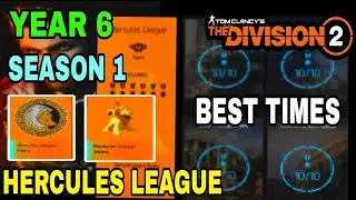 Tom Clancy's Division 2 | YEAR 6 SEASON 1  MANHUNT STORY ( HERCULES LEAGUE ) ALL REWARDS | GAMEPLAY