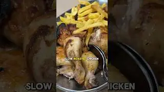 This chicken lived up to the hype 🍖 THIS PLACE IS A MUST! #Porto #foodreview #travel #portugal
