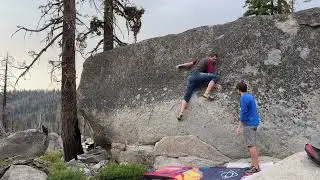 Jarrad's Slab (V4/5) - Tall Beta: Lake Tahoe Bouldering [Pfiff]