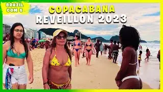 COPACABANA BEACH, REVEILLON: FIRST BEACH DAY FOR BRAZILIAN PEOPLE