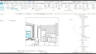 REVIT. Linea oculta, Departamento de 60 m2.