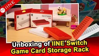 Unboxing of IINE Switch Game Card Storage Rack🎁🥳