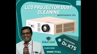 LCD PROJECTOR DUST CLEANING | How to clean dust inside a LCD projector | Egate