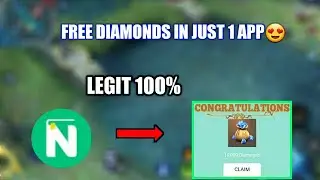 NEW LEGIT FREE DIAMONDS USING JUST 1 APP😯? LEGIT 100% 