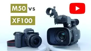 Canon M50 vs camcorder for YouTube: Which $600 camera is easier to use?