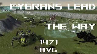 Cybrans Augmented By Seraphim Regen 5v5 Custom on MAP GEN | Supreme Commander FAF 
