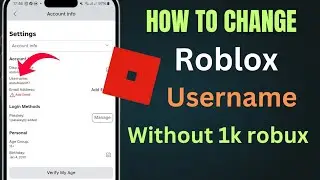 How to Change Roblox Username without paying 1000 Robux Mobile [Android/iOS],