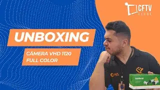 CÂMERA BARATA DA INTELBRAS QUE GRAVA COLORIDO A NOITE - Unboxing - VHD 1120 B Full Color