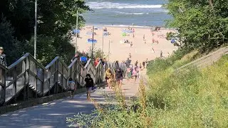 Jastrzębia Góra 18.07.2024 Plaża Deptaki Atrakcje