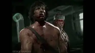 Nightwolf Vs Rambo and Robocop Hrad Level Fights Mortal Kombat 11