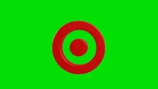 Target 3D Logo | Green Screen Background Video