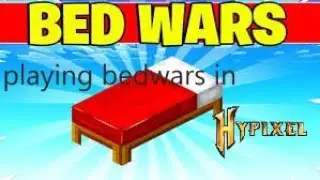 Playing bedwars in HYPIXEL|1V3 team|winned the match|😎😎😎😎