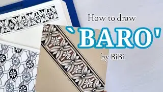 How to draw 'BARO' by BiBi