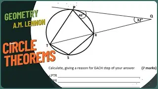 Circle Theorems: +500K views!  #Subscribe