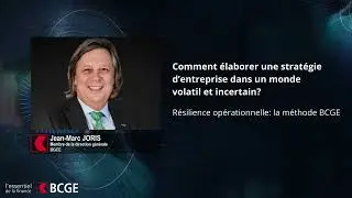EF 2024 | Résilience opérationnelle: la méthode BCGE