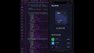 Flutter Credit Card Wallet UI App.