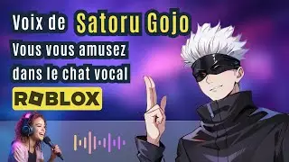 Utilisez la voix de Satoru Gojo pour vous amuser dans le chat vocal Roblox ！