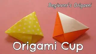 Origami Cup (Level: 3 year old+)