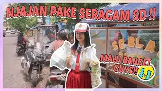 CHALLENGE BELI JAJANAN SD PAKE SERAGAM SEKOLAH ! MALAH DIKIRA ANAK SD BENERAN !!