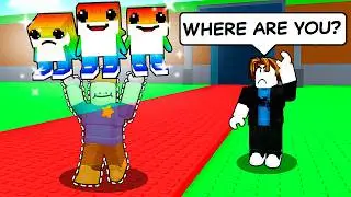 using INVISIBLE GLITCH to steal BRAINROT GODS in Roblox steal a brainrot...