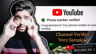 How to Verify Your YouTube Channel from Android Mobile in 2024 |  Channel Verify Kaise Karte Hai |