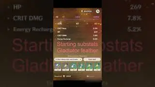 YOU got to SEE the 😋 CRIT rolls 💯on this perfect glad artifact - Genshin Impact 