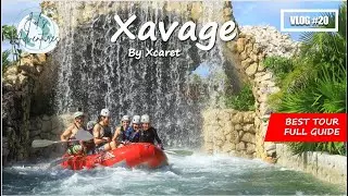 Xavage, Xcaret's Most Extreme Park (COMPLETE GUIDE) vlog #20 4K