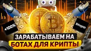 ТОРГОВЫЕ БОТЫ на крипторынке! Полный гайд от А до Я, как на этом заработать и кто такие Bitsgap? 18+