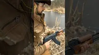 Shooting AK47 for the first time🙄🤣 