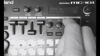 Polymetric dusty acid dub on Roland MC-101 using DA-303 sound pack