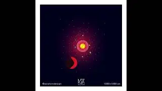 Animated GIF of Galaxy  and Spaceship -  ASR Design