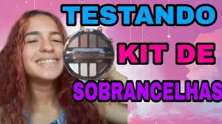 TESTANDO KIT DE SOBRANCELHAS DA D'HERMOSA